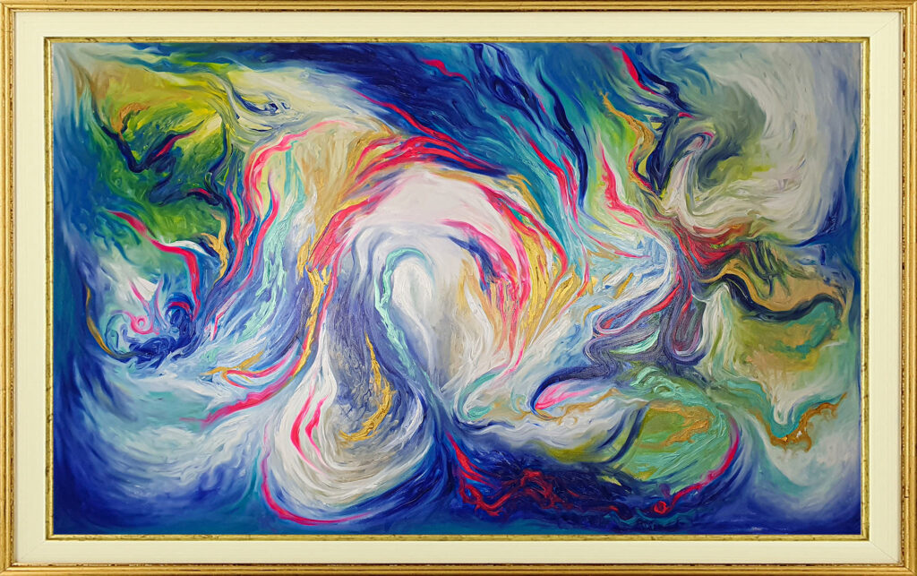 Peinture sur toile, tableau abstrait, tableau peinture